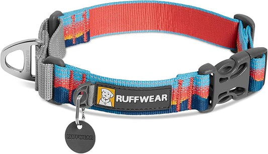 Ruffwear, Web Reaction Dog Collar, Martingale Collar for On-Leash Walking, Sunset, 20"-23"