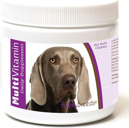 Healthy Breeds Weimaraner Multi-Vitamin Soft Chews 60 Count