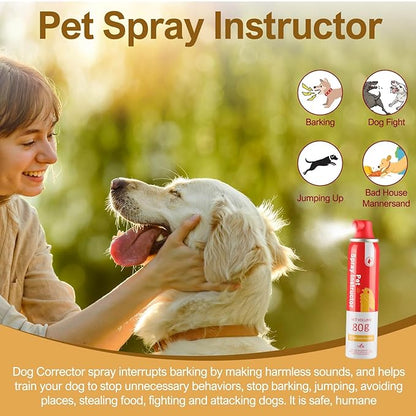 Dog Corrector, 80ml 4 Pack Dog Trainer Spray for Dog to Stops Barking, Jumping Up, Place Avoidance, Food Stealing, Unwanted Behaviour.