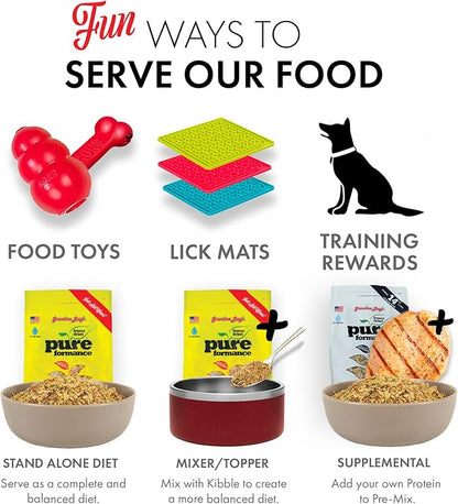 GRANDMA LUCY'S 844211 Pureformance Grain Free Chicken Food for Dogs, 3-Pound