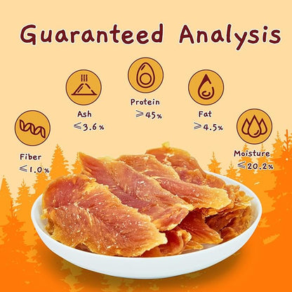 Jungle Calling Dog Treats Chicken Jerky Training Treats, Slow Roasted Snacks for Medium and Large Dogs Chewy Treats 10.6 Ounce (Chicken Jerky)