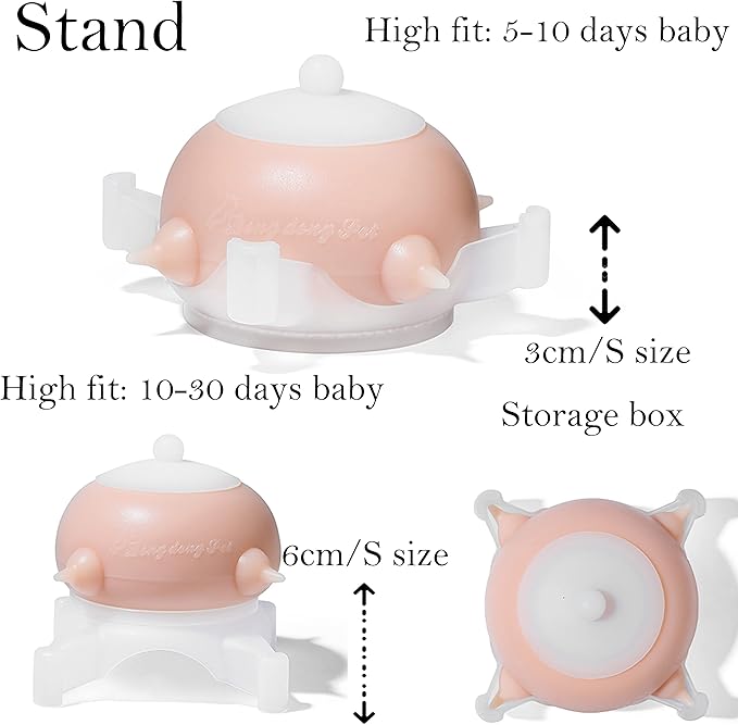 Doggiema Puppy Feeder Puppy Milk Feeder Puppy Nursing Station Puppy feeders for Multiple Puppies Puppy Milk replacer Doggie Bubble Dongdong pet S size bowl (Kitten/Toy Puppy)
