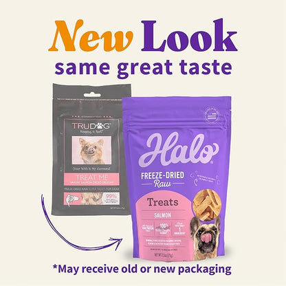 Halo 100% Wild Caught Salmon Freeze Dried Raw Treats, 2.5 oz.