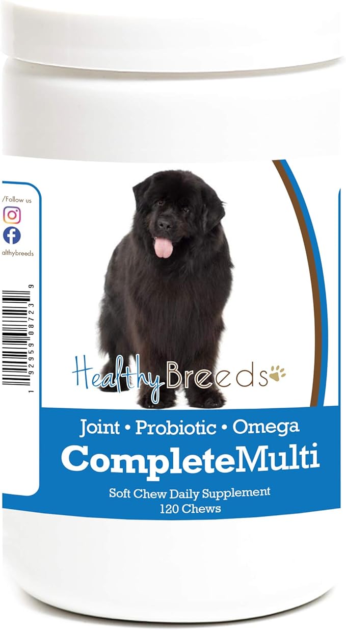 Healthy Breeds Newfoundland All in One Multivitamin Soft Chew 120 Count