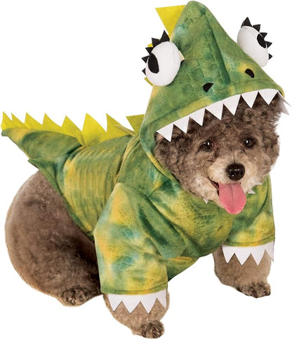 Rubie's Pet Costume, X-Large, Green Dinosaur Hoodie