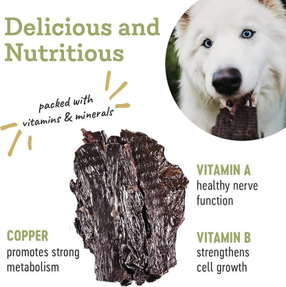 Farm Hounds Beef Spleen Jerky Treats for Dogs, Premium Dried Dog Treats, High Protein Training Treat for Small & Large Dogs, Natural & Healthy Dog Treats, Made in USA, Beef Spleen 4oz