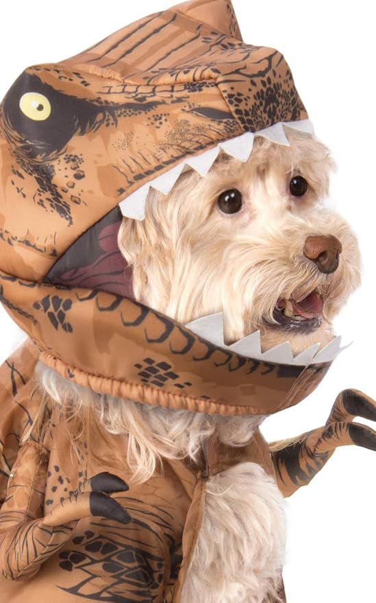 Rubie's Jurassic World T. Rex Dinosaur Pet Costume, As Shown, Medium