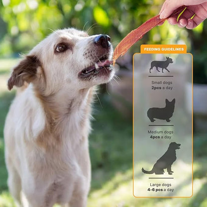 Jungle Calling All Natural Dog Treats, Duck Jerky for Dogs, Slow Roasted Snacks for Medium and Large Dogs Chewy Treats 10.6 oz