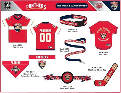 Pets First NHL Florida Panthers Jersey for Dogs & Cats, X-Small. - Let Your Pet Be A Real NHL Fan!