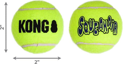 KONG Cozie Marvin The Moose and 3 SqueakAir Balls - Fun, Interactive Dog Toys - Balls for Fetch & Soft, Sturdy Toy for Indoor Play - for Small Dogs