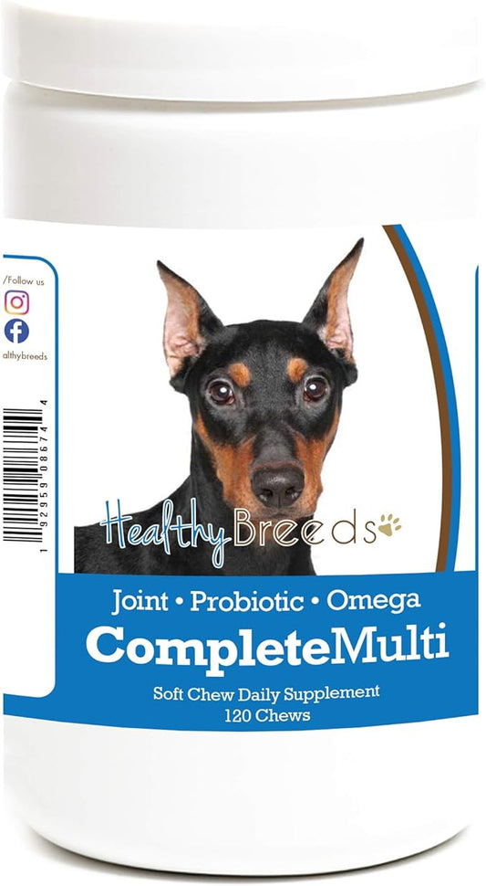 Healthy Breeds German Pinscher All in One Multivitamin Soft Chew 120 Count