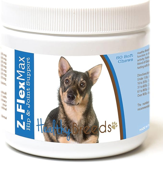 Healthy Breeds Swedish Vallhund Z-Flex Max Hip and Joint Soft Chews 50 Count