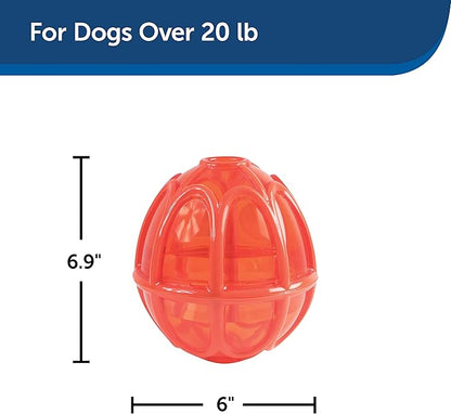 PetSafe Sportsmen Kibble Nibble - Refillable Kibble and Treat Toy - Meal Dispensing Dog Toy - Interactive Dog Toy for Anxiety and Fast Easters - Slow Down Meals - Slow Feeder Toy for Dogs