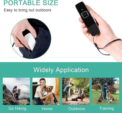 Ultrasonic Dog Barking Control Device, Anti Barking Device Dog Barking Silencer Dog Bark Deterrent Devices 20ft Range Dog Training & Behavior Aids Anti Bark Device