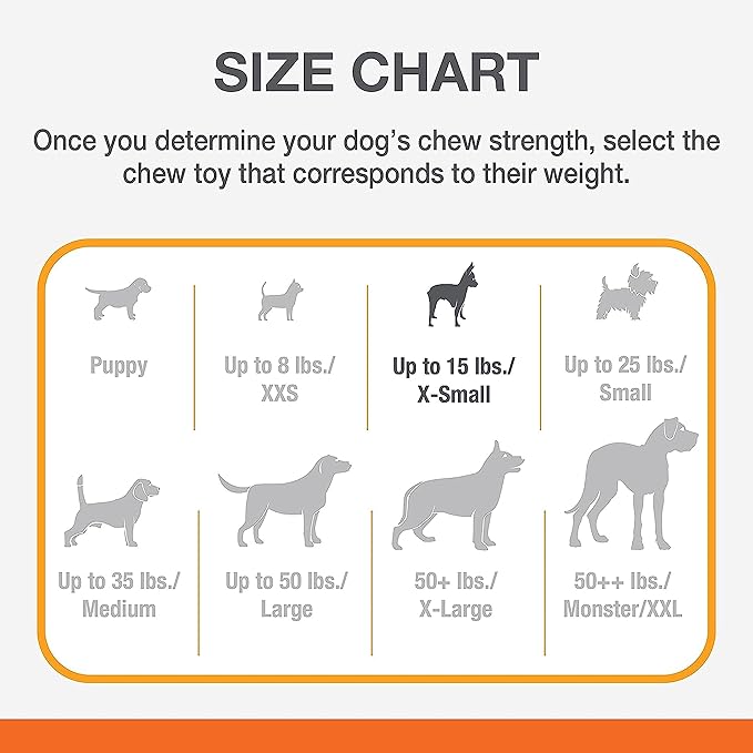 Nylabone Strong Chew Cone Stuffable Chew Toy for Dogs, Bacon Flavored Fillable Treat Toy, X-Small/Petite - Up to 15 lbs. (1 Count)