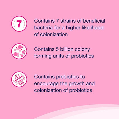 Proviable Digestive Health Supplement Multi-Strain Probiotics and Prebiotics for Cats and Dogs - with 7 Strains of Bacteria, 80 Capsules