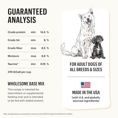 The Honest Kitchen Human Grade Dehydrated Grain Free Veggie, Nut & Seed Base Mix for Dogs 7 lb - Kindly