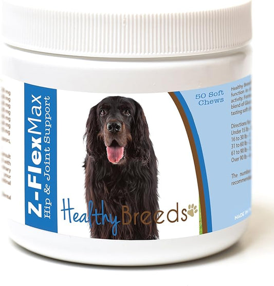 Healthy Breeds Gordon Setter Z-Flex Max Hip and Joint Soft Chews 50 Count