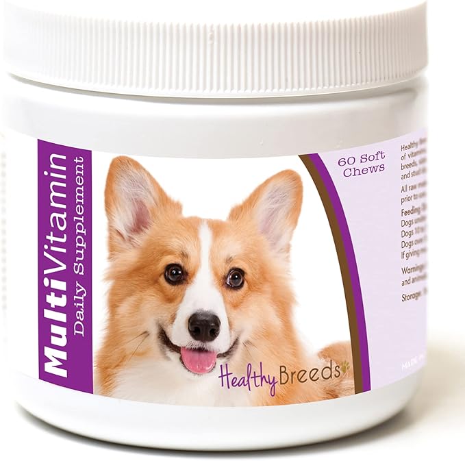 Healthy Breeds Pembroke Welsh Corgi Multi-Vitamin Soft Chews 60 Count