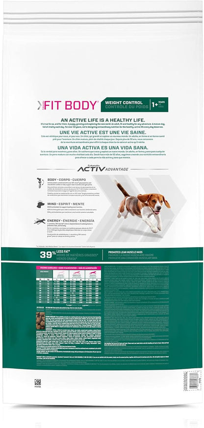 Eukanuba Fit Body Weight Control Medium Breed Dry Dog Food, 28 lb