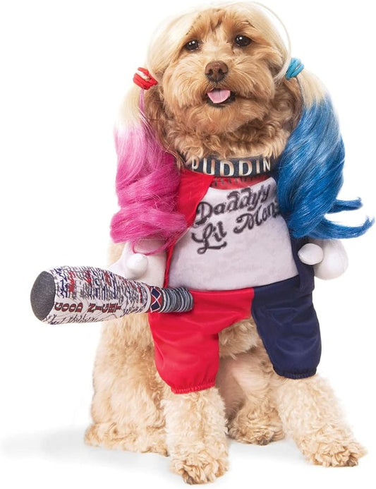 Rubie's DC Comics Suicide Squad Walking Harley Quinn Pet Costume, Medium