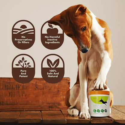 Heart Health for Dogs, Fiber Supplement for Digestive Health, Heart Health & Gut Health, Coat & Joint Health, Made in USA, Only Two Natural Ingredients, 5 Pack