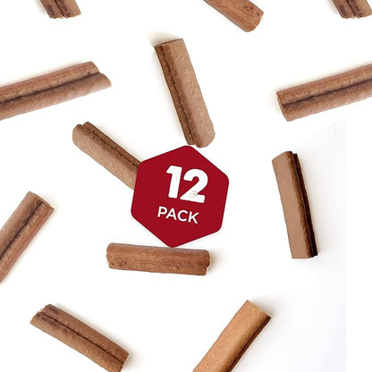 Best Bully Sticks Love Bones - Heart Shaped Chicken Dog Chews - USA Baked & Packed, Easy to Digest, Natural, High Protein - 12 Pack