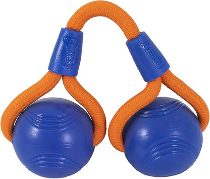 Chuckit! Crunch Ball Dog Toy, Medium, Duo Tug, for All Breed Sizes