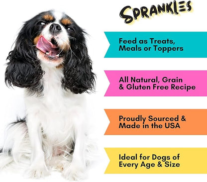 Freeze Dried Dog Food for Small & Large Breeds Dogs, 16 Oz Chicken Dog Food Toppers for Picky Eatres, Made in USA - Grain Free & All Natural Freeze Dried Dog Treats Made with 96% Meat Organs