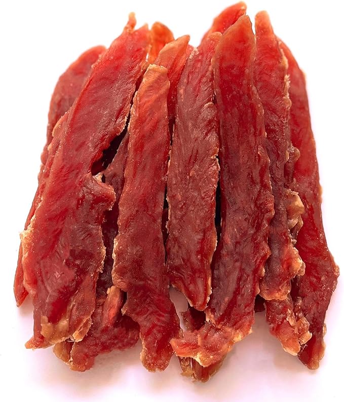Hubert Pet Gourmet Duck Jerky Dog Treats: Healthy & Natural Training Snacks, Ideal for All Dog Sizes, Low Fat, High-Protein, 2.5 lbs Super Value Pack