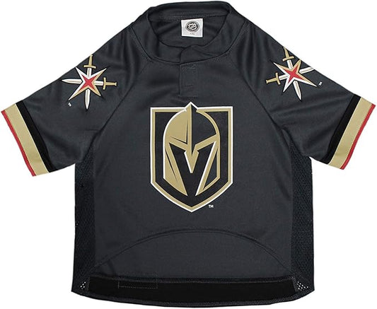 Pets First NHL Las Vegas Golden Knights Jersey for Dogs & Cats, X-Small. - Let Your Pet Be A Real NHL Fan!
