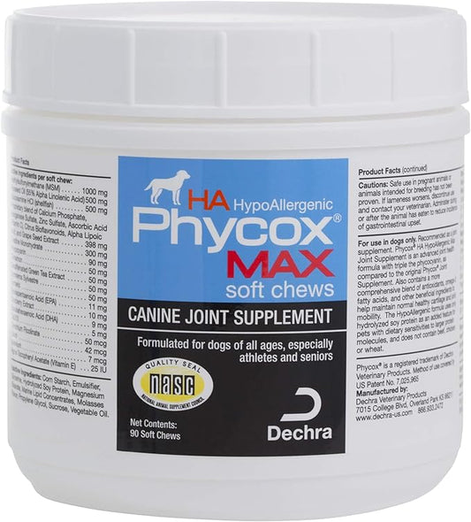 Phycox® HA Hypoallergenic MAX Joint Supplement Soft Chews, 90 Count