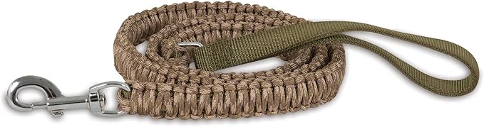 Petmate Aspen Pet Paracord Dog Leash, 3/4' by 5, Camo