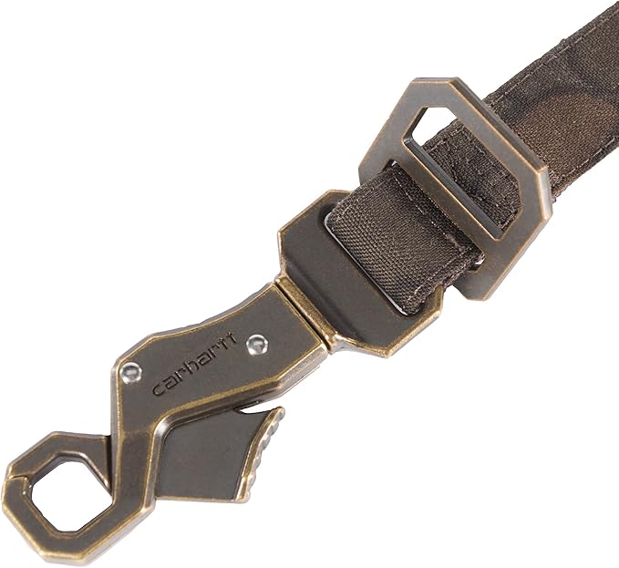 Carhartt Pet Durable Nylon Duck Leashes for Dogs, Reflective Stitching for Visibility, Duck Camo Tarmac, Large