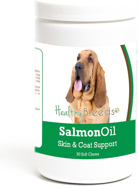 Healthy Breeds Bloodhound Salmon Oil Soft Chews 90 Count