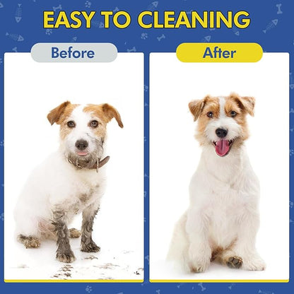 Pet Wipes 400 Dog Wipes – 8x8 Inch Unscented Dog Paw Cleaner Wipes for Body, Ears, Face, and Skin Ultra Thick & Soft with Hypoallergenic Formula Ideal Pet Wipes for Dogs & Cats