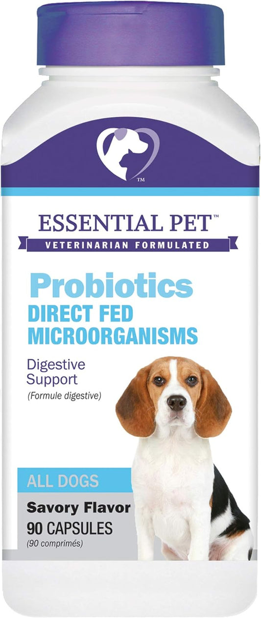 Essential Pet Probiotics with Direct-fed Microorganisms for Digestive Support in Dogs