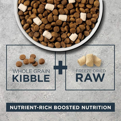 Instinct Raw Boost Whole Grain Dry Dog Food, Natural Puppy Recipe Kibble with Omegas + Freeze Dried Raw Dog Food, 20 lb. Bag