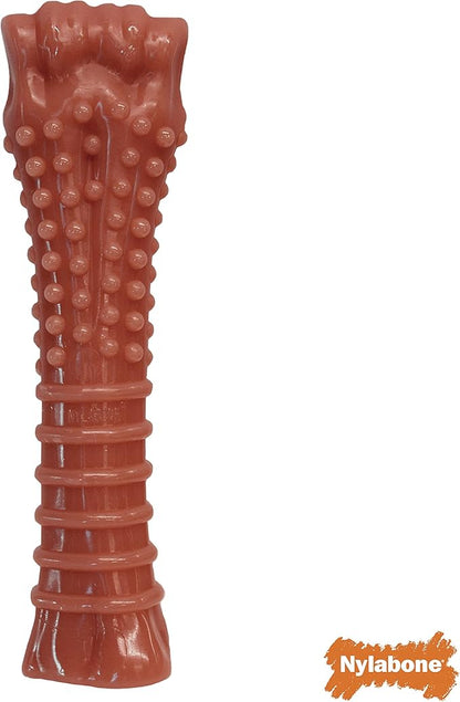Nylabone Power Chew Textured Femur Bone Chew Toy for Dog, Indestructible Dog Toys for Aggressive Chewers Large Breed, Bacon Flavor, X-Large/Souper (1 Count)
