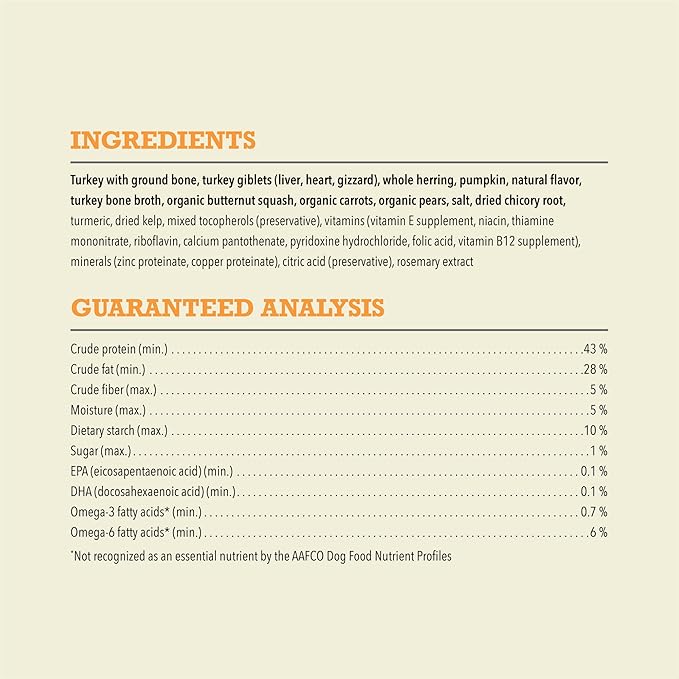 ACANA Freeze Dried Dog Food Meal & Topper, Grain Free, High Protein Free-Run Turkey Recipe, 8 oz