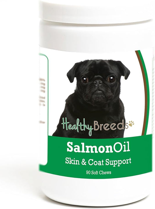 Healthy Breeds Pug Salmon Oil Soft Chews 90 Count
