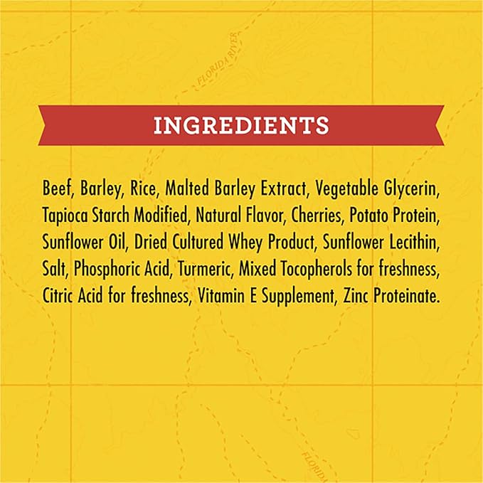 Zuke's Mini Naturals Dog Training Treats, Beef Recipe, Soft Mini Dog Treats with Vitamins & Minerals, Made for All Breed Sizes (Beef, 6 Ounce (Pack of 2))