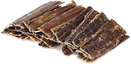 Beef Jerky For Dogs, All Natural Single Ingredient Beef Esophagus Chews, Healthy Beef Flat Gullet Strips, Naturally Occurring Glucosamine & Chondroitin Helps Joint Function, Great For Any Dog Size
