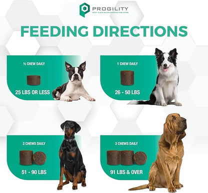 Nootie Progility Multvitamin for Dogs, Multivitamin Supplement for Dogs with Taurine, 90 Soft Chews per Container