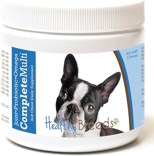 Healthy Breeds Boston Terrier All in One Multivitamin Soft Chew 60 Count