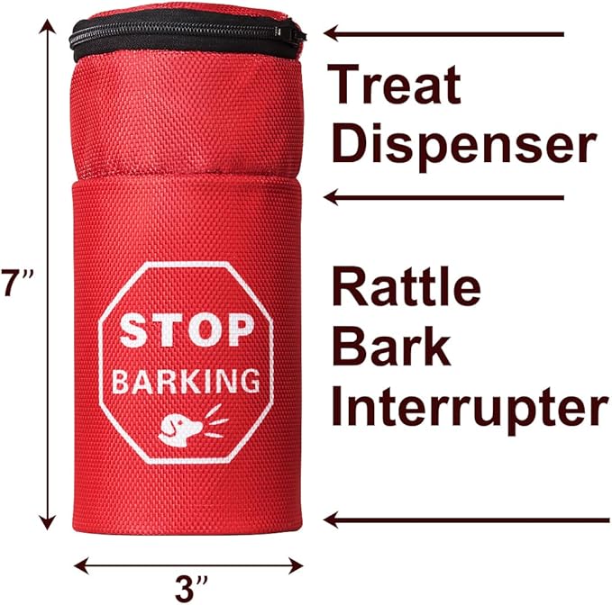 Dog Shaker Can, Stop Barking, Dog Bark Silencer, Barking Deterrent, Dog Training & Behavior Aids, Anti Bark Control, No Shock, Loud, Pet Corrector