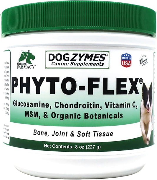 Dogzymes Phyto Flex - Glucosamine, Chondroitin, MSM and Hyaluronic Acid… (8 ounce)