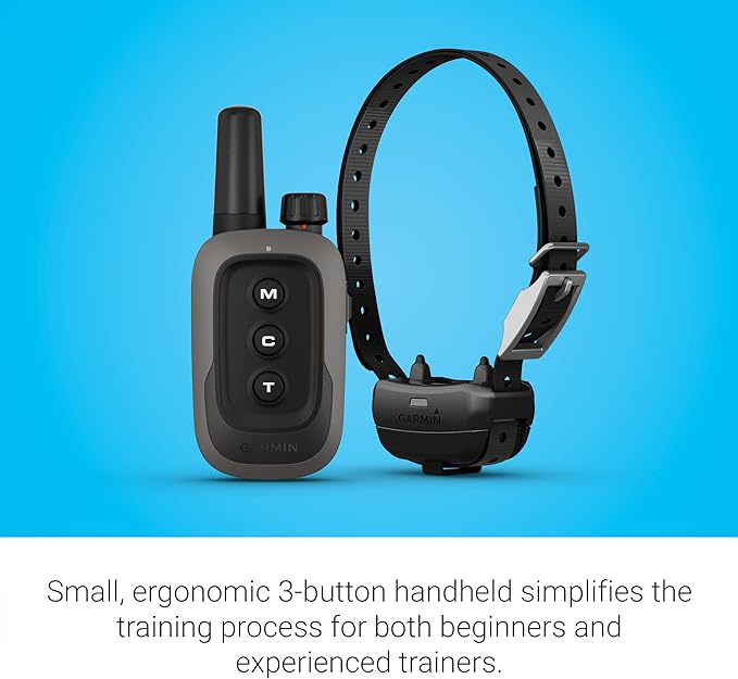 Garmin Delta® SE Bundle - Handheld & Dog Device, Simple 3-Button Dog Training System, Train Up to Two Dogs, Water Resistant