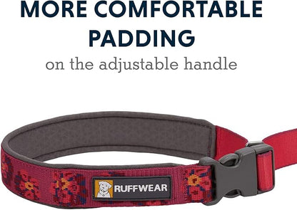 Ruffwear, Flat Out Dog Leash, Adjustable Lead with Padded Handle, Alpenglow Burst