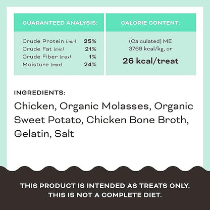 Primal Chicken Jerky Dog Treats Made with Chicken Bone Broth for Dogs, FriendChips Matter Chewy Dog Treat, 4 oz